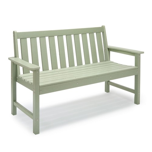Garden bench seater sage - bench, seater,