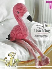 Disney - The Lion King Flamingo Friend (PHYSICAL Crochet Pattern)