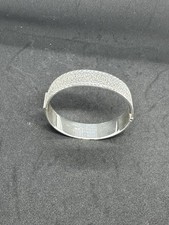 Heavy Vintage Silver Bangle Fully Hallmarked. Excellent Condition