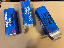 3 pcs Vintage Mullard Tube Boxes for Audio tubes EL34