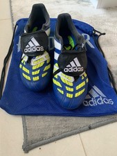 mens adidas predator football boots size 8 blue/yellow limited edition