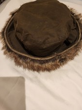 Barbour Women's Waxed Hat Dark Brown 