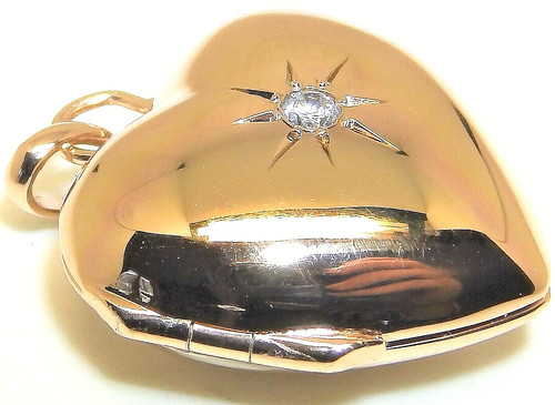 Rose gold heart - heart, locket