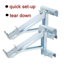 Jack Ladder Extension Scaffold Ladder Jacks Bracket 300kg/660lbs Adjustable NEW