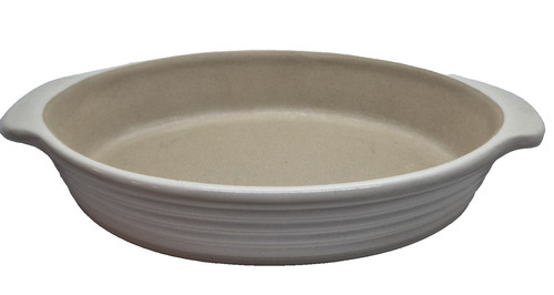 Pampered chef stoneware - stoneware, oval