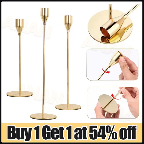 3pcs nordic tall candlestick - tall,