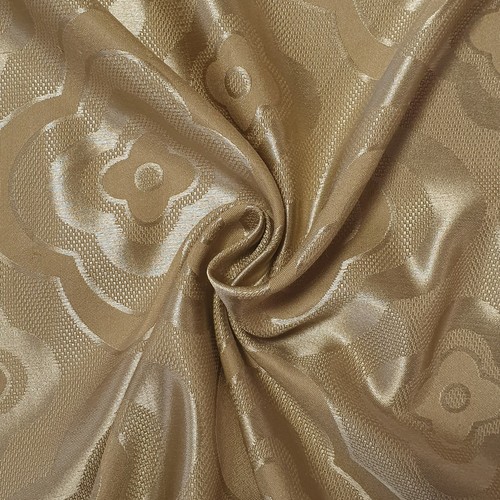 Satin jacquard floral - satin,