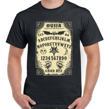 Ouija Board T-Shirt Mens Funny Halloween Witchcraft Spirit Ghosts Paranormal