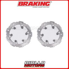 FRONT BRAKE DISC KIT BRAKING YAMAHA XV VIRAGO (Rear Drum Model) 1100 1992 
