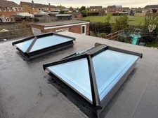 Bi fold doors and roof