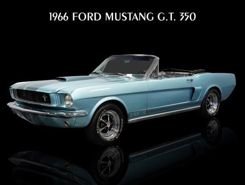 1966 ford mustang 350 - g.t.,