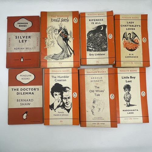 Vintage penguin orange books - 8,