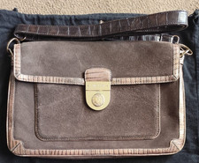 Anna Klein Brown Leather Handbag VGC