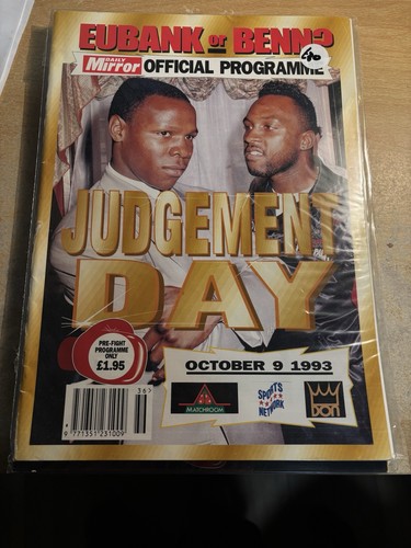 Boxing program pre fight benn - program,