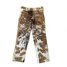 Mens Hair-On Cowhide Leather