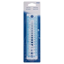 knitting needle gauge sizer