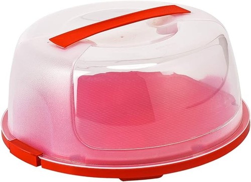 Red clear colour large - colour, round