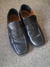 Italian Style Black Leather Mens Shoes Size 10