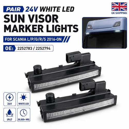 2252783 led sun - 2x, visor