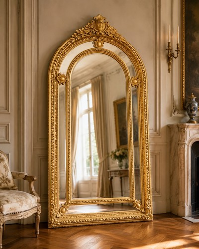 Floor mirror french - mirror, xvi