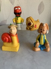 Vintage Magic Roundabout Pencil Toppers Zebedee , Brian, Dougal Dylan Bundle x4