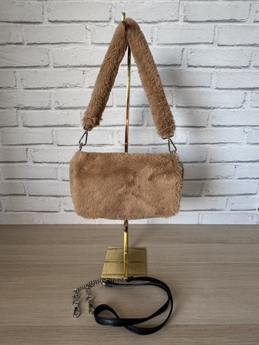 Topshop brown soft faux fur - soft,
