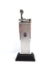 Art Deco Petrol Lighter By Polo Lift Arm Table Lighter Quality Made Desktop