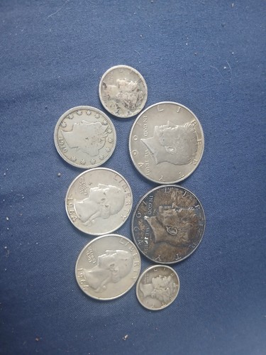 Old silver coins - silver, lot
