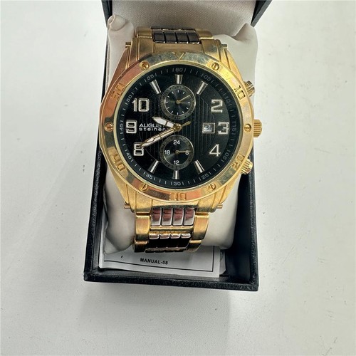 August steiner gold tone men - steiner, gold-tone