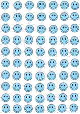 140 X Smiley Face Stickers Kids Rewards Sticker Party Bag Filler Scrapbook 04