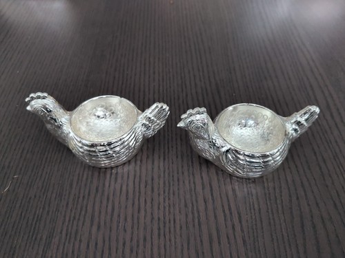 Pair vintage silver - pair, plated