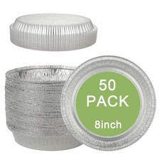 AKOLAFE 50PCS Tin Foil Trays