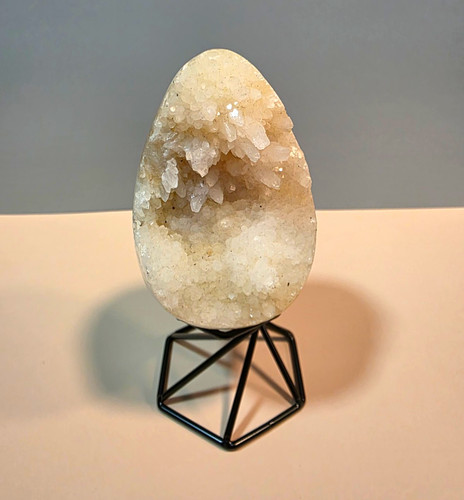 Polished druzy agate crystal - polished,