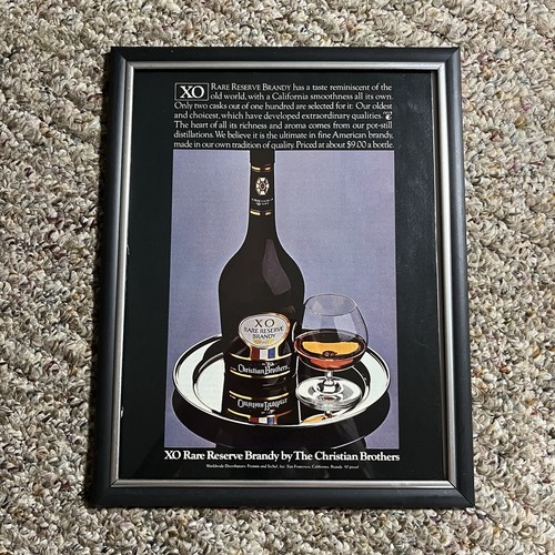 Vintage brandy print framed - brandy,