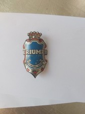 Old Triumph Bicycle Head Badge. Nottingham 1960s 1970s