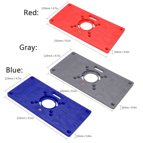 Abs router table insert - abs,
