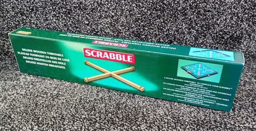 Scrabble deluxe wooden - deluxe,