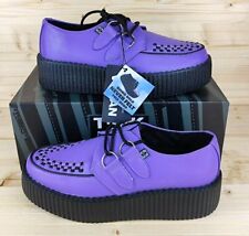 T.U.K. Viva High Mondo Creeper Violet Vegan Avendar TUKskin UK Size 5/EU 39