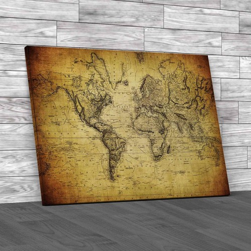 Vintage map the world 1814 - map,