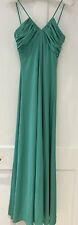 Vintage Trina Lewis Dress Vintage Size 10 Bust 28” Waist 28” Length 59” Green
