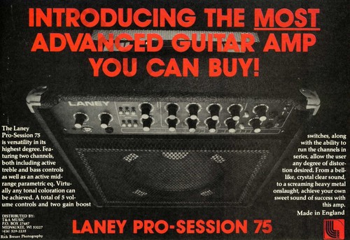 1983 laney advanced guitar - laney,