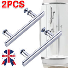 2PCS Chrome ABS Shower Door Handle | 145mm (14.5cm) Hole to Hole UK