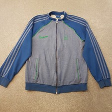 Adidas Mens Track Jacket Medium Blue Seefeld Vespa Scooter Originals Casuals Mod