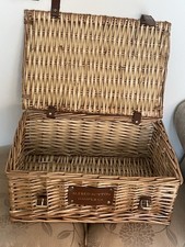 Alfred Button Wicker Hamper /picnic Basket
