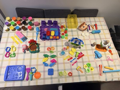 Huge play doh kinetic magic - &,