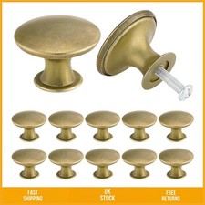 Elegant Round Antique Brass