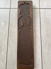 Large Vintage Wooden Springerle Mold Dutch Deco Wall Hanging