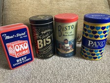 Bisto OXO Paxo Empty Tins
