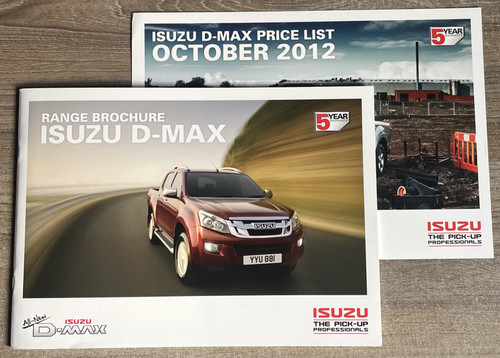 Isuzu max 2012 range car - 2012,