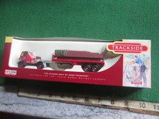 TRACKSIDE AEC MAMMOTH & FLATBED TRAILER LONDON BRICK CO (1:76 SCALE) LOT Q90